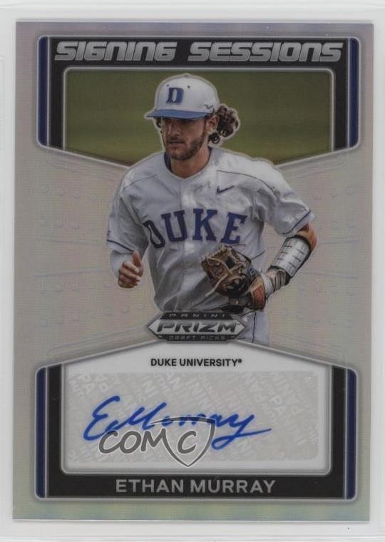 2022 Panini Prizm Draft Picks Signing Sessions Ethan Murray #SS-MU Auto 06z2