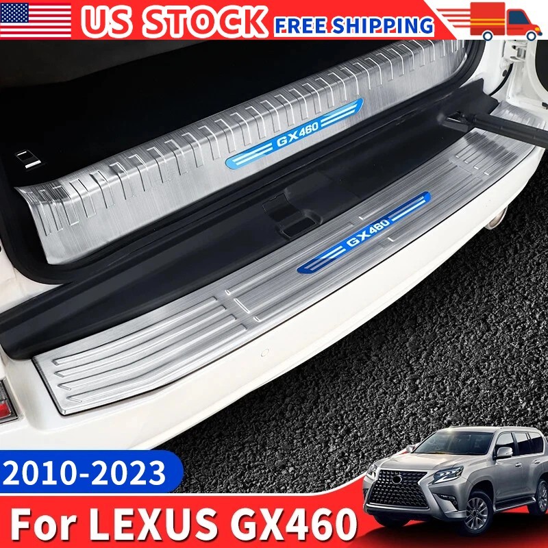 Tailgate Stainless Steel Threshold Protector Panel for Lexus GX460 GX 2010-2023