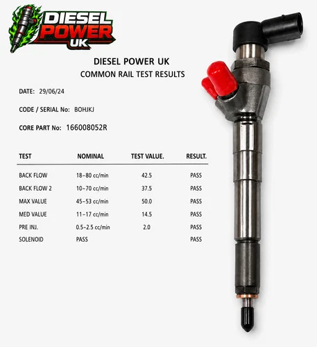 RENAULT NISSAN 1.5 DCI - FUEL INJECTOR 166008052R  H8200704191 A2C59513484