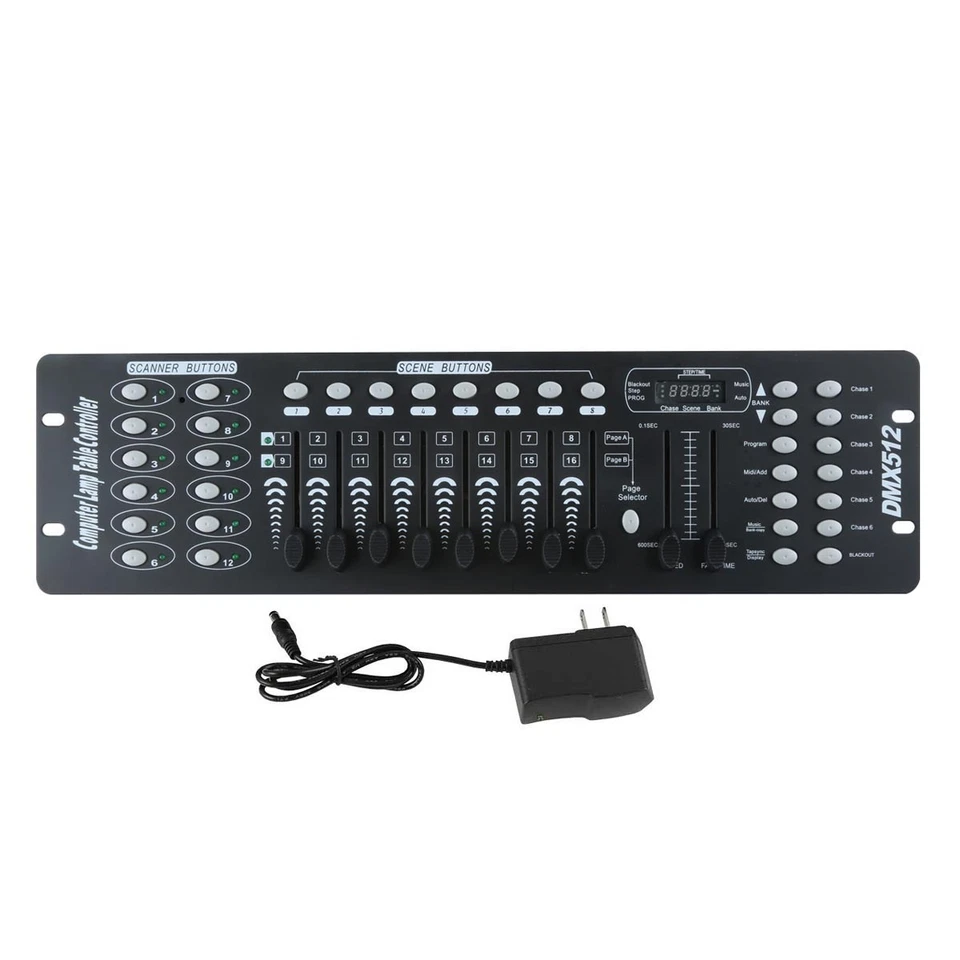DMX 512 192 Channel Operator Console Controller For Stage DJ Party Lighting - Image 2 of 4
