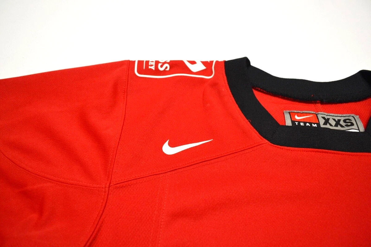 Nike Switzerland Swiss National Ice Hockey Team Shirt Jersey XXS