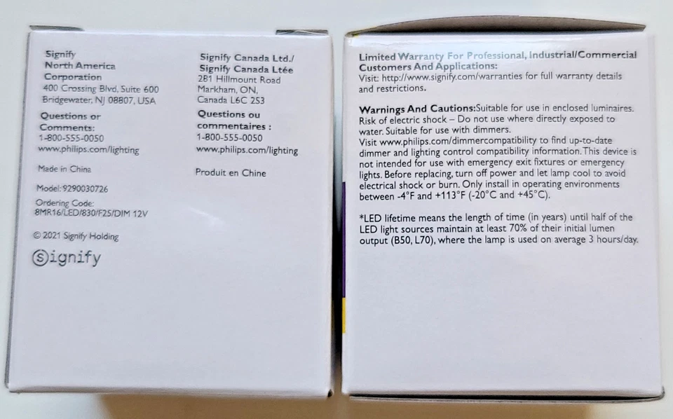 Philips 8w LED 75w Replacement Dimmable 2 Pin Light Bulb Set Of 2 - Image 2 of 4