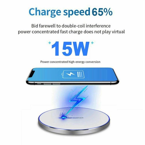 15W Wireless Charger Magnetic Charging Pad For IPhone 14 13 12 Pro Max Samsung - Picture 4 of 13