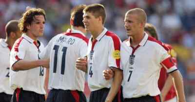 ENGLAND 2003 2005 HOME FOOTBALL SHIRT SOCCER JERSEY TWO SIDES S
