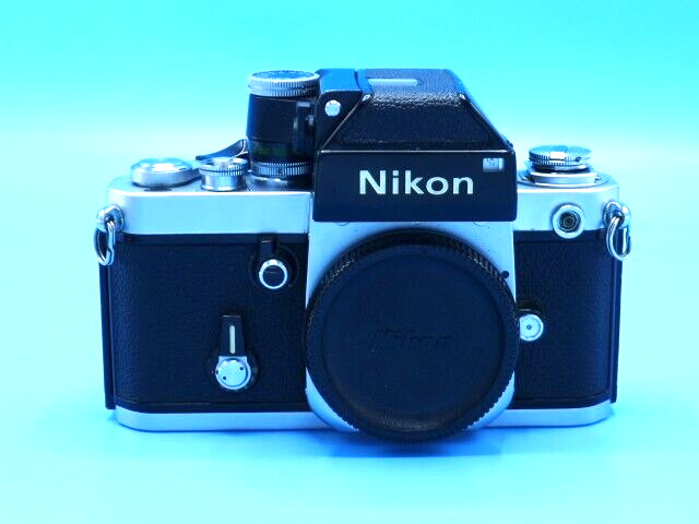 Nikon F2 35mm SLR Film Camera Body + Photomic DP-1 Finder + Manual.