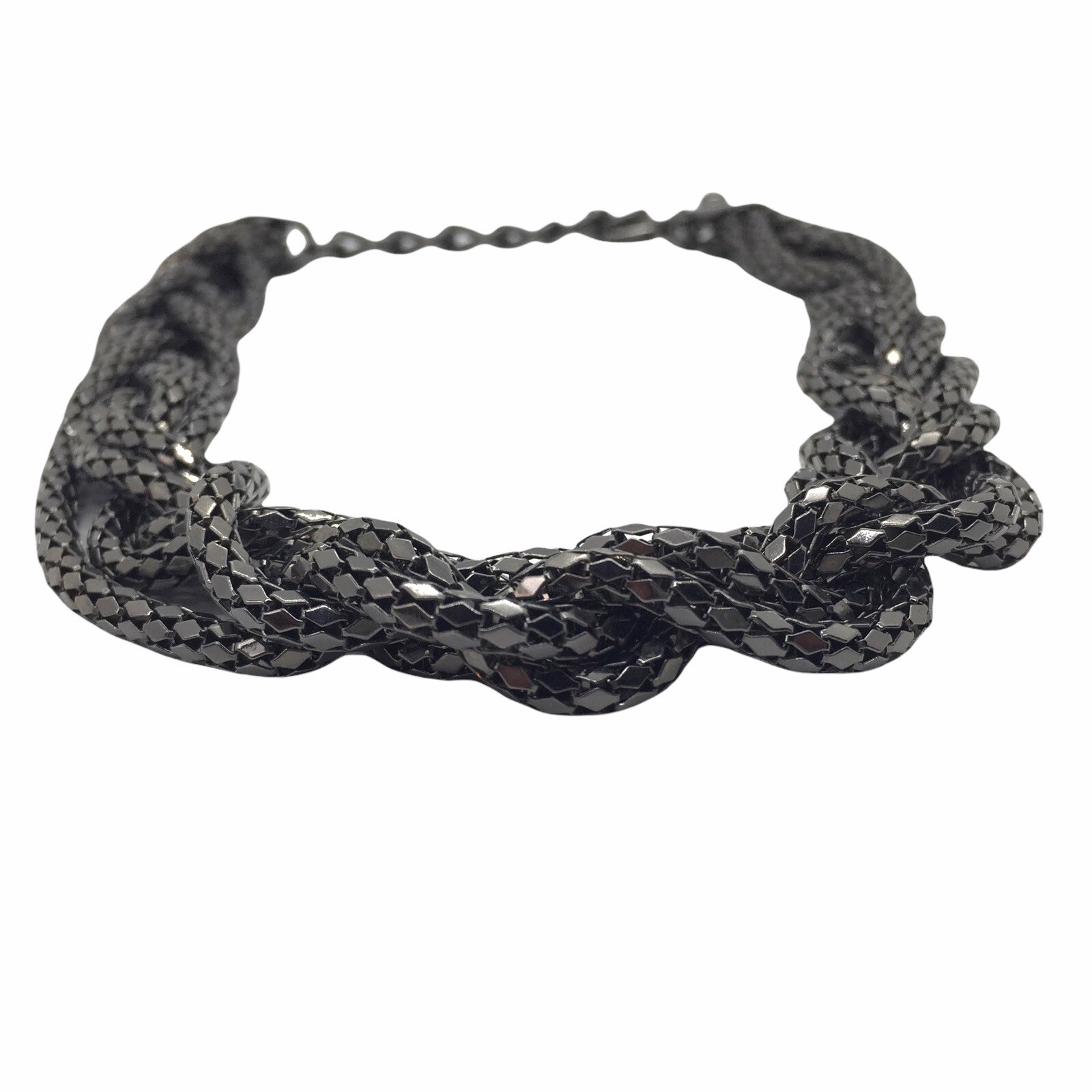 Express Necklace Goth Statement Women's Gunmetal … - image 4