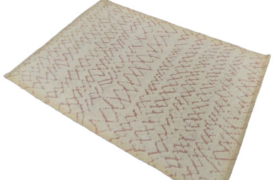 Handarbeit 80% Wolle 20% Baumwolle Handgetuftet Cremefarben Teppich 150x240 CM