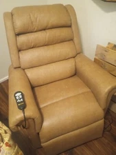 Golden technologies beige electric powerlifting reclining with remote and plug