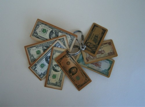 Vintage Kay Chain Dollars \u0026 Dirhams 