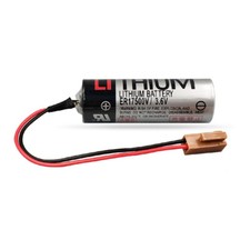 3.6V ER17500V Battery 2700mAh for TOSHIBA PLC CNC Backup Battery with Plug