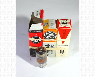 Assorted Brands 5CL8A 5CL8 Vacuum Tubes NOS Lot Of 3 +Box
