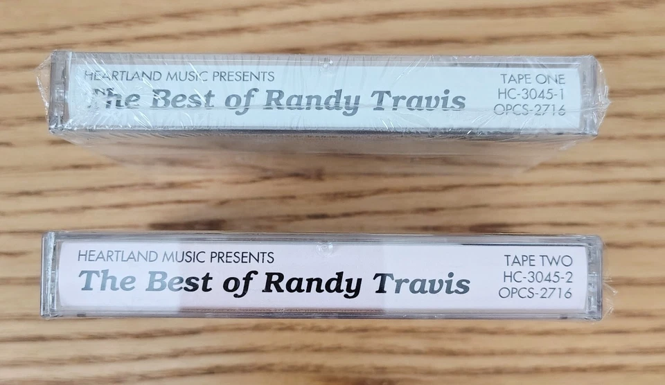 Brand New SEALED The Best Of Randy Travis 2 Cassette Tape Collection Cassettes - Image 2 of 4