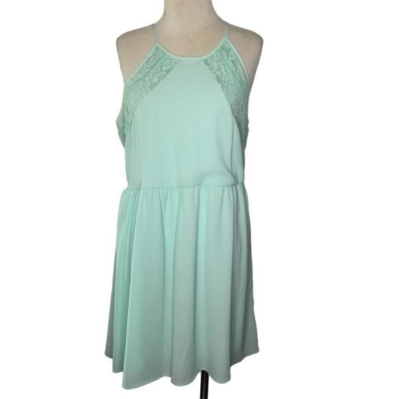 Xhilaration Women Spaghetti Lace Strap Dress Mint Green Plus Size XXL | eBay Xhilaration Women Spaghetti Lace Strap Dress Mint Green Plus Size XXL | eBay