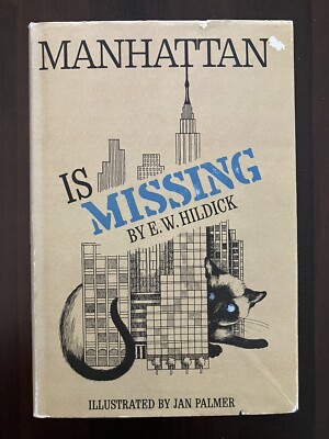 E. W. Hildick/Manhattan is Missing/HBDJ/First Edition/Jan Palmer