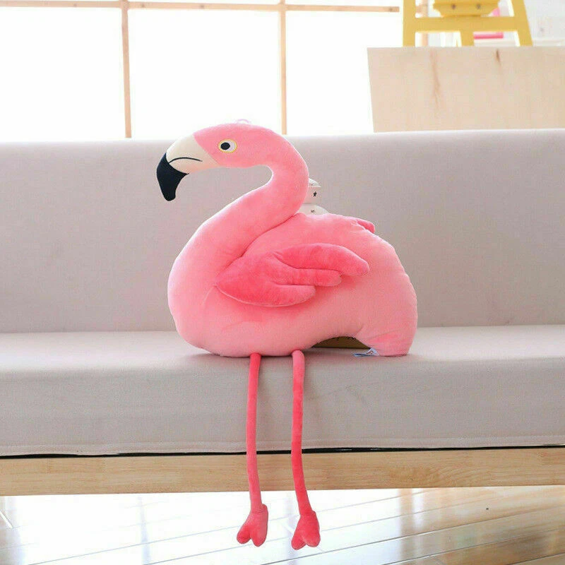 Big stuffed flamingo deals