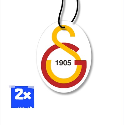 2x GALATASARAY Duftbaum/ Auto Lufterfrischer/ Black ice