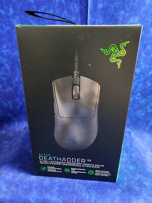 Razer DeathAdder V3 Wired Gaming Mouse w/ Fast Optical Switches Gen-3