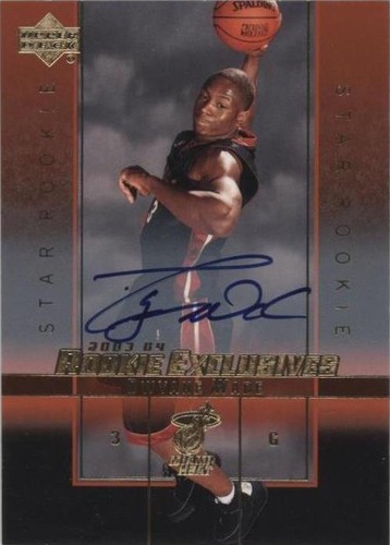 Dwyane Wade 2003/04 Upper Deck Rookie Exclusives Rookie (#5) PSA 9