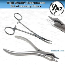 Latest 2pc Universal Mini Slim Nose Beading, Jewelry Design, Repair Pliers -16cm