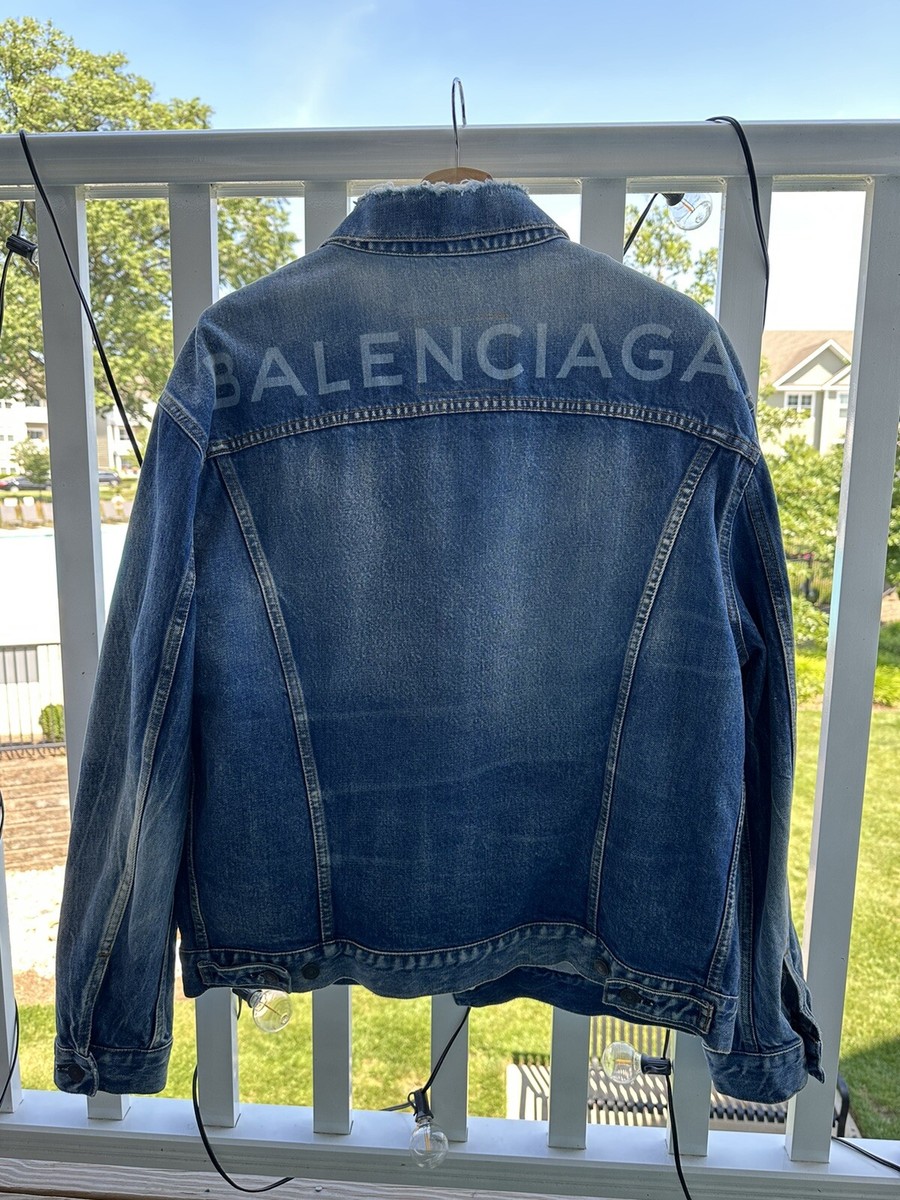 vintage Balenciaga Denim Jacket size 36 | eBay