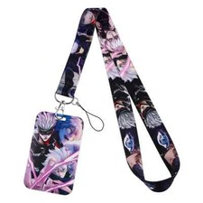 Jujutsu Kaisen Anime Satoru Gojo Sorcerer Lanyard With ID Badge Holder
