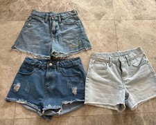 Lot of denim jean shorts Girls Size 12-13 Old Navy Shein