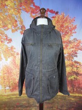 Fat Face coconut brown 54 cotton 46 acrylic Parka Jacket. UK women's size 12