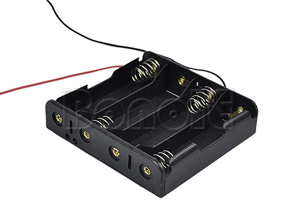 4 x 18650 Battery Holder Case Box with 6 inch Wire Leads - Image 3 of 3