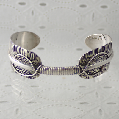Apache Darrell Victor Sterling Silver Feather 7