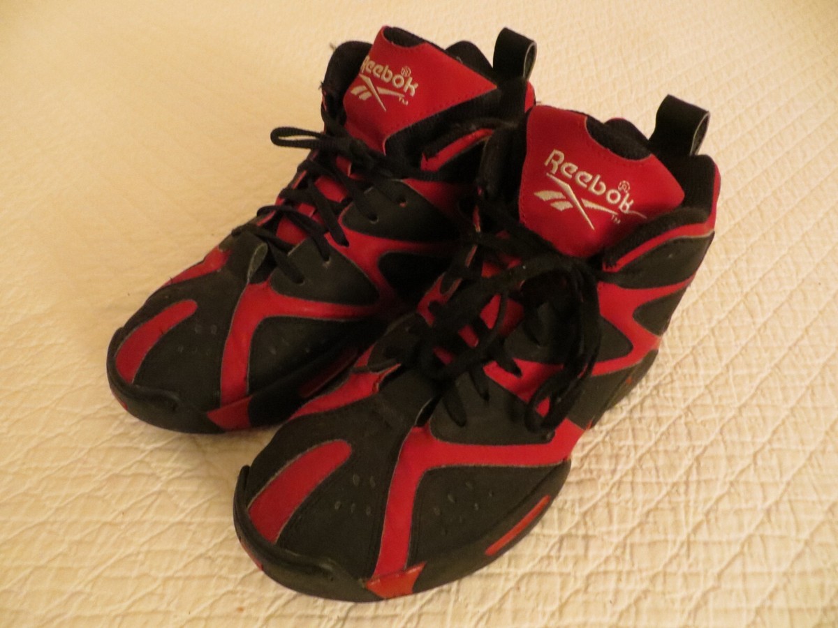 Reebok Kamikaze Mid Youth Men's Size 1/2 Shawn Kemp Retro