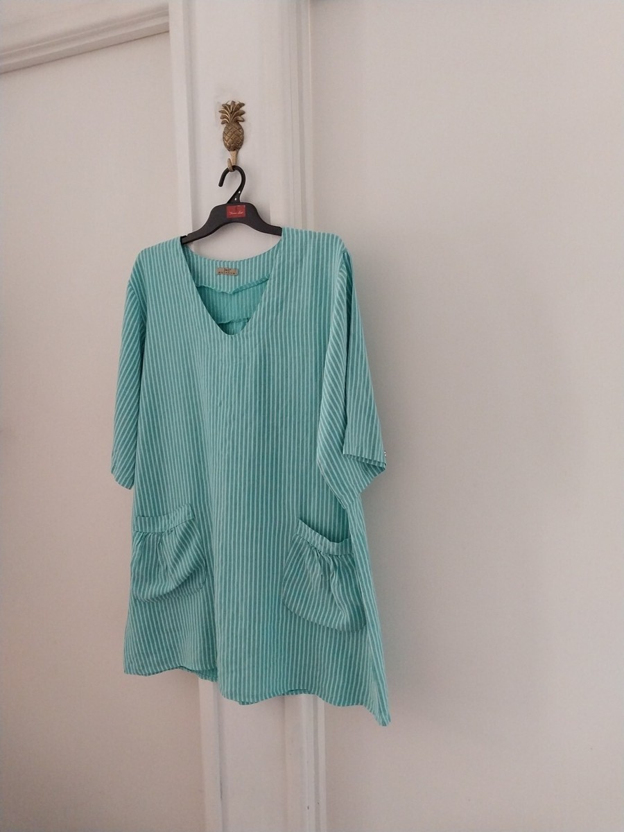 Shirt Dress Js Millenium Linen Dresses ITALIAN LINEN ?? J S - Main Image