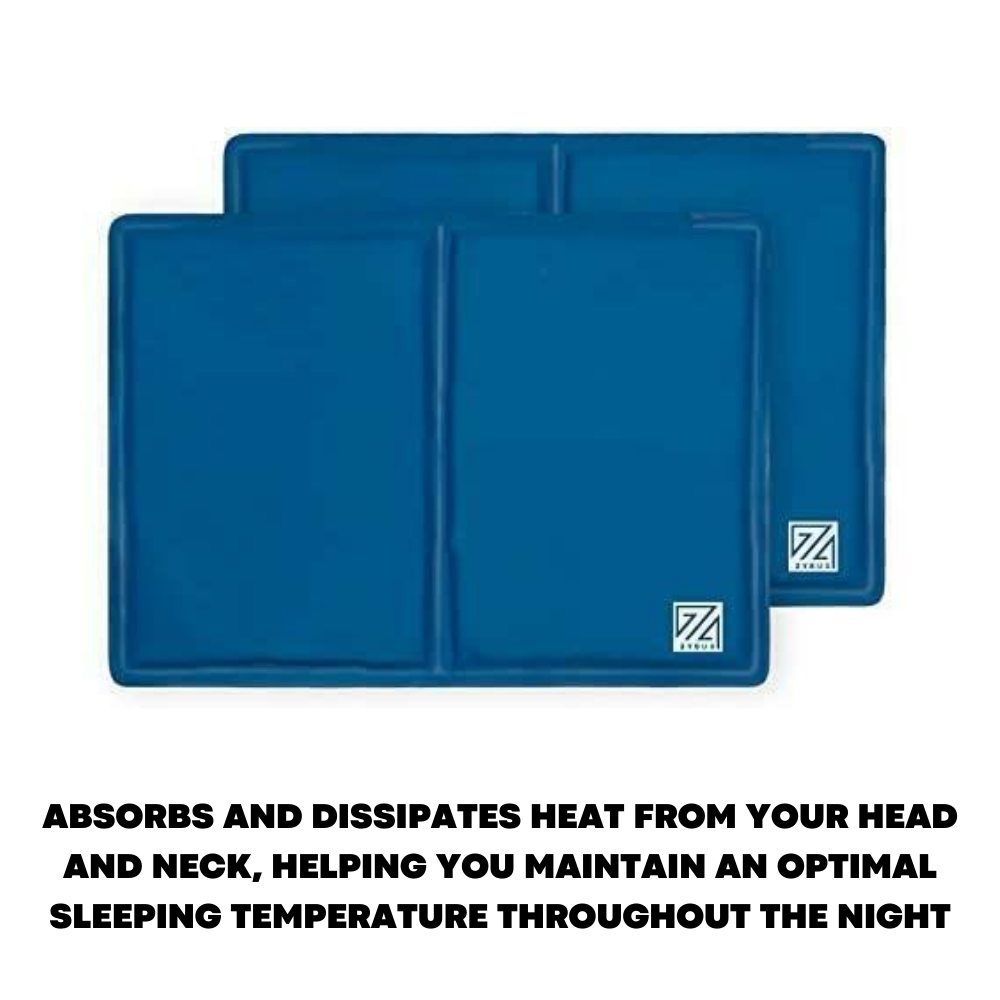 2 PCS Magic Cool Cooling Gel Pad Pillow Cooling Mat Yoga Pet Bed Laptop