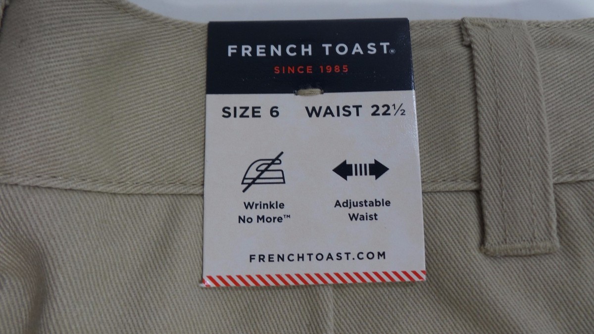 NEW French Toast Official Schoolwear Pants SH9229 G CC CN13 Khaki Size 6 12, pants talla 6 - Vimarsana News