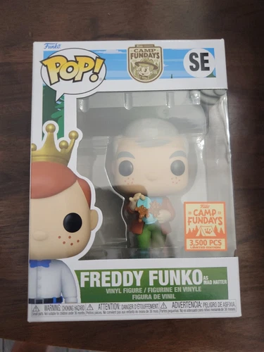 Freddy Funko as Mad Hatter Camp Fundays 2023 Disney LE 3500 Funko Pop Box of Fun