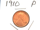 1910 (P) Lincoln Penny