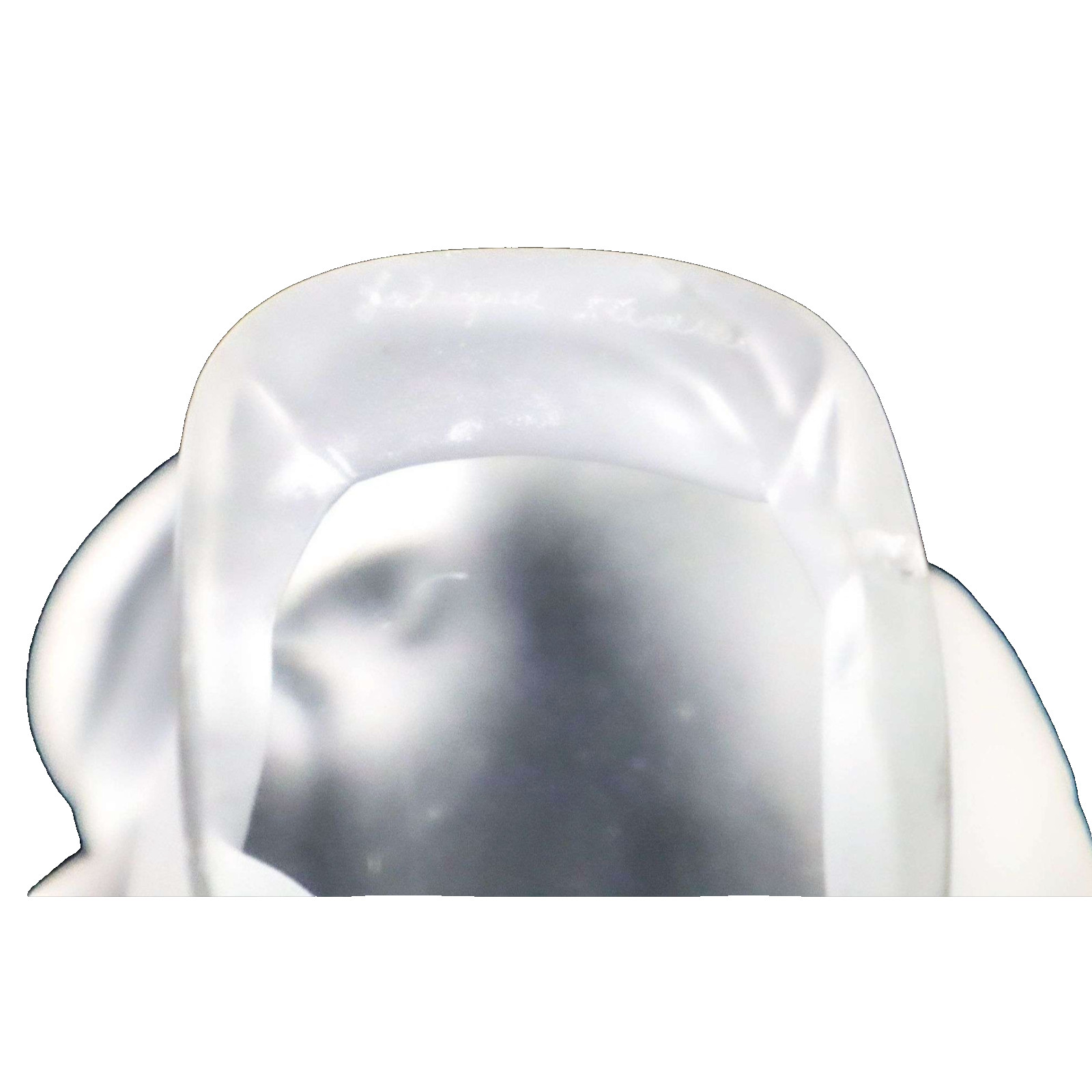 Lalique Crystal France Frosted Sparrow Bird With Head in Wing Glass Figurine