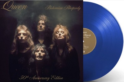 Queen - Bohemian Rhapsody / I´m In Love With My Car blue Vinyl 12'' limited new