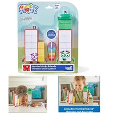 hand2mind Numberblocks Friends Thirteen and Fourteen Figures, Num