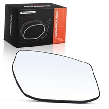 Right Passenger Side Heated Mirror Glass with Backing Plate Compatible with