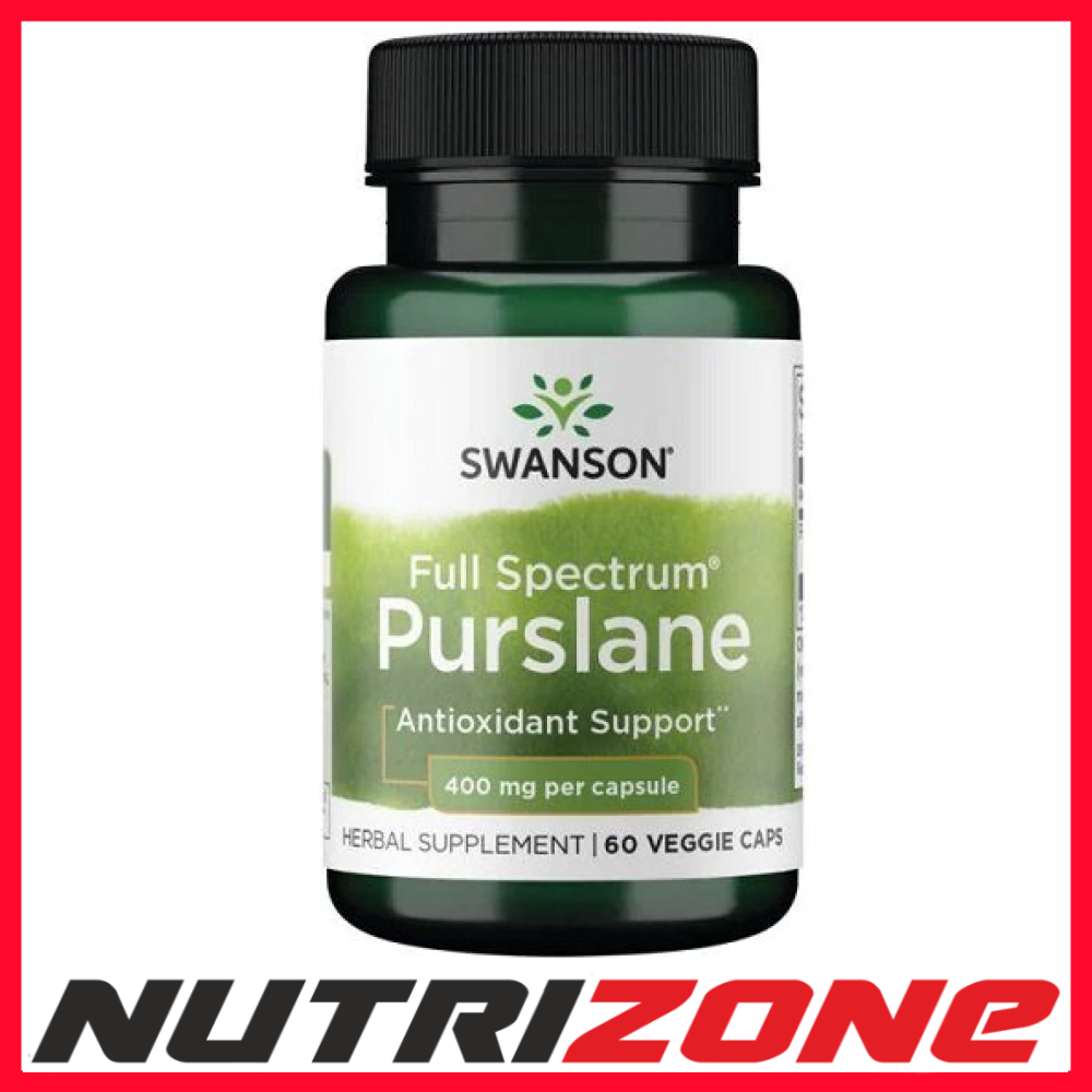 Swanson Full Spectrum Purslane 400mg Antioxidant Support - 60 vcaps