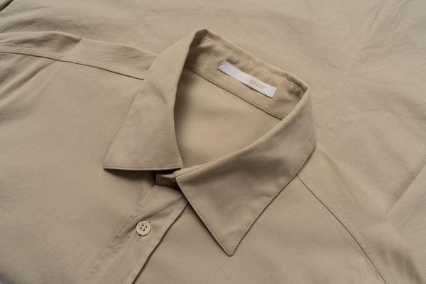 Men Bally Shirt Beige Elastane 40 /L / 48