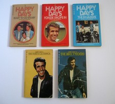 Happy Days TV Tie-In Paperbacks 1, 2, 3, 5, 6! 1974, Tempo Books! READ!