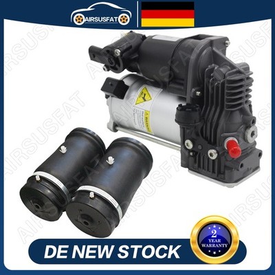 Luftfederung Kompressor mit Hinten Federbalg Für Mercedes W164 X164 ML500 GL450