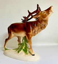 alter Hirsch  aus Sitzendorf  von Alfred Voigt ca. 1954 1A Zustand