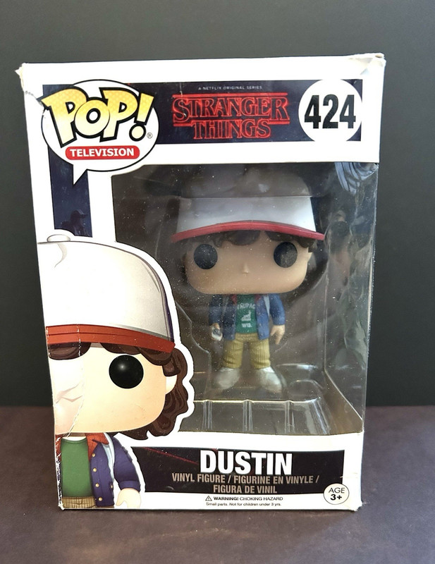 Funko Pop! Television Stranger Things Dustin Vinyl Figure #424