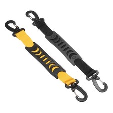 Roller Skate Lifter, Skate Leash with Carrying Handle 2 Pack 13 in Black/Yellow