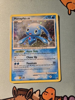 [DMG] Manaphy - 8/100 - Holo Rare Pokemon Majestic Dawn 