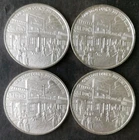 Lot of Four 1oz Silver Prospector Rounds
