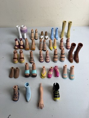 MGA Bratz & Barbie Doll Replacement Accessory Platform Shoes,Boots, Mixed Lot