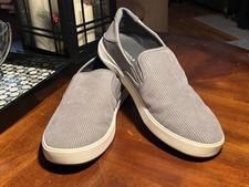 Olukai Men's Lae'ahi Kapa Grey Slip On Loafer Mens Sz 11 US w Box